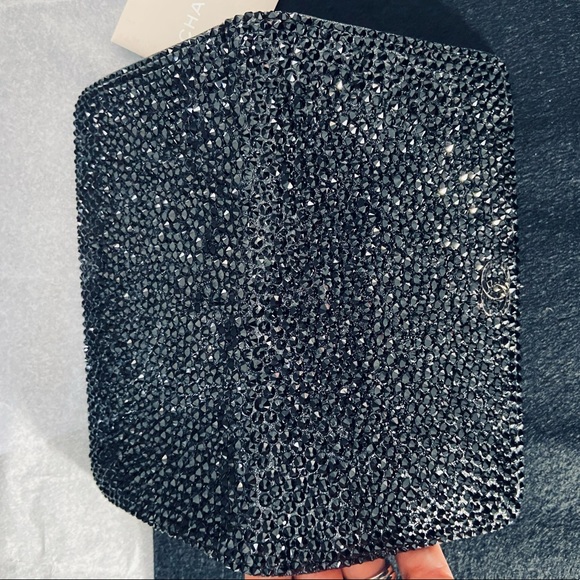 SOLD********AUTHENTIC Vintage Chanel custom Strass converted to (WOC) UPDATED - Picture 5 of 16